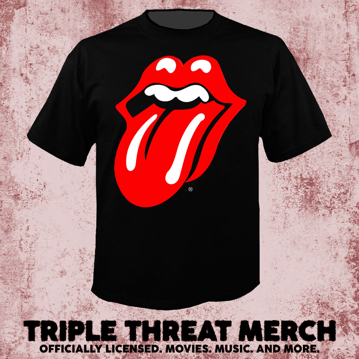 Rolling Stones - Solid Logo [Mens Shirt]