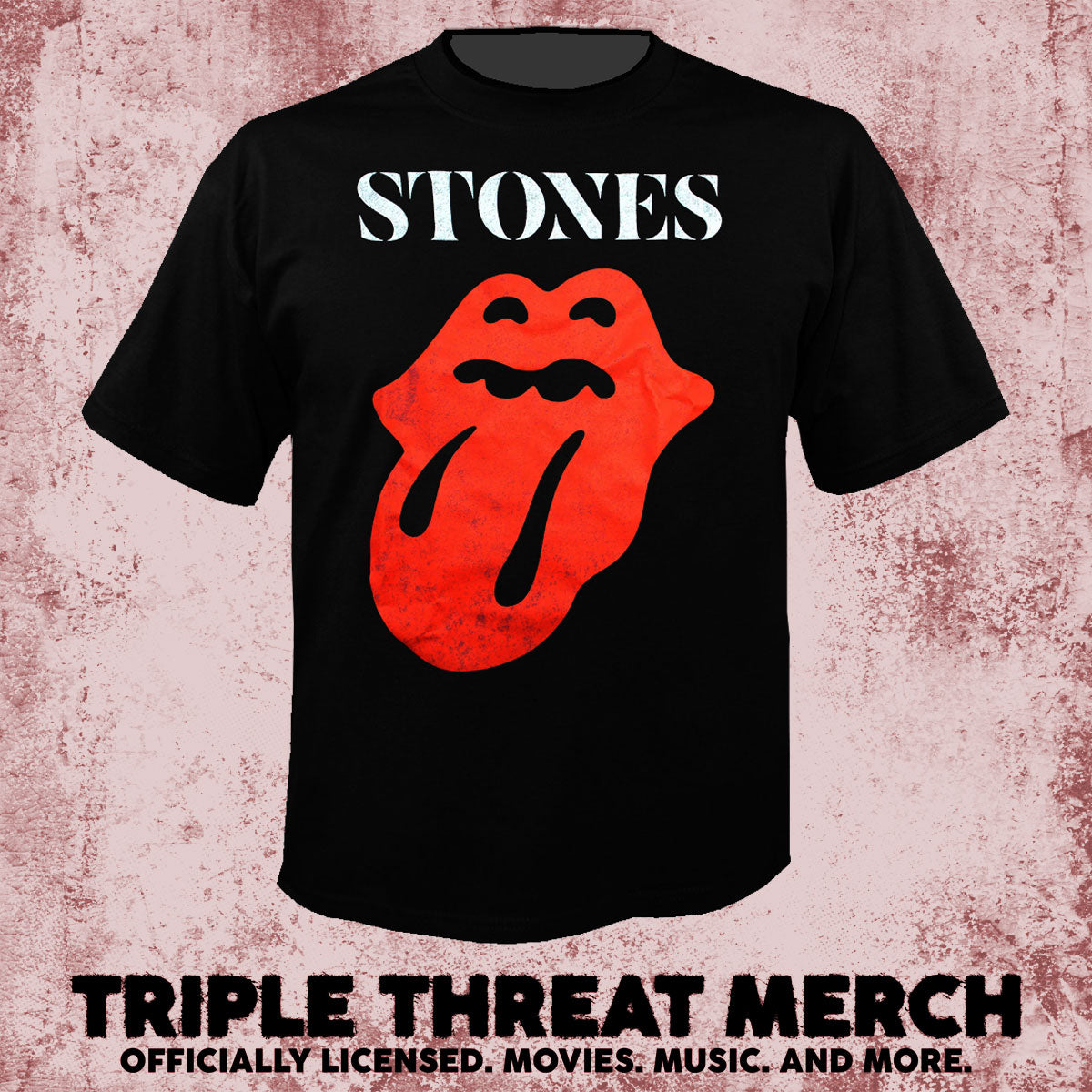 Rolling Stones - Stones Solid Logo [Mens Shirt]
