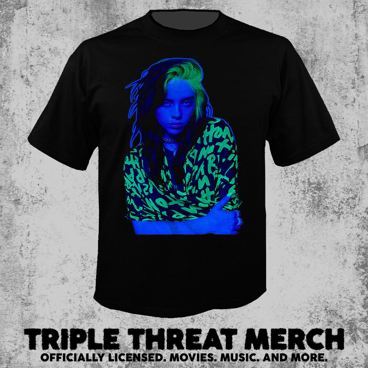 Billie Eilish - Neon  [Mens Shirt]