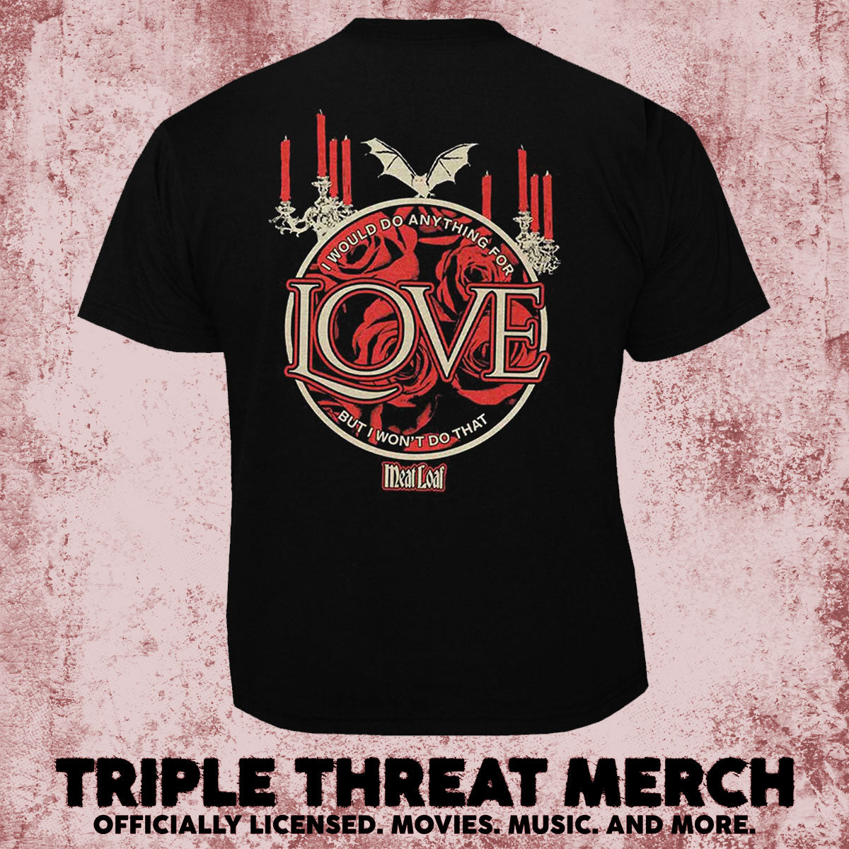 Meatloaf - Anything For Love [Mens Shirt]