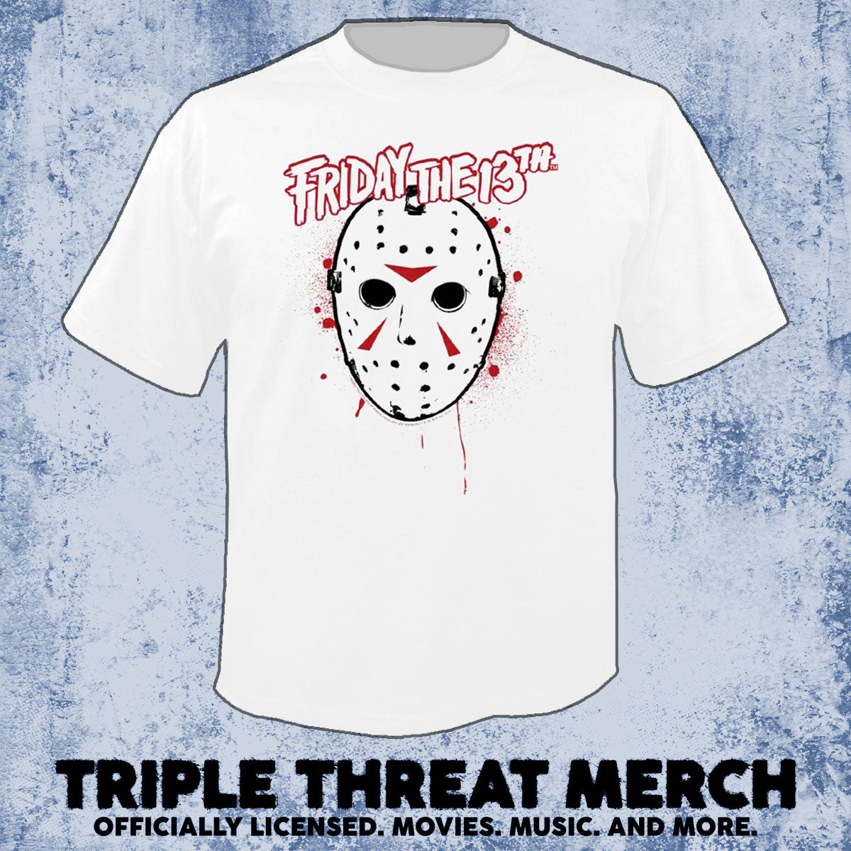 Friday The 13th - Mask (White) [Mens Shirt]