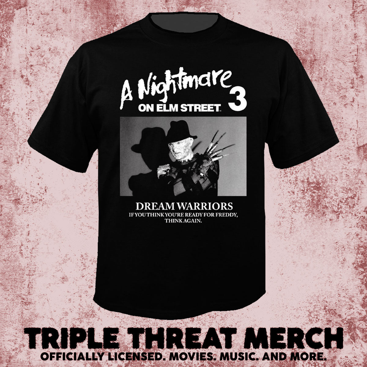 Nightmare On Elm Street - Nightmare 3 (Front And Back Print) [Mens Shirt]