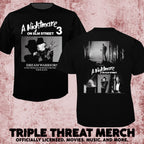 Nightmare On Elm Street - Nightmare 3 (Front And Back Print) [Mens Shirt]