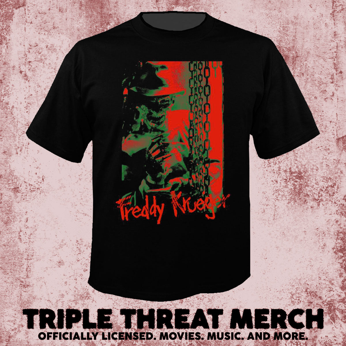 Nightmare On Elm Street - Freddy Red And Green [Mens Shirt]