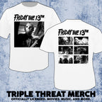 Friday The 13th - Manhattan Collage (White) (Front And Back Print) [Mens Shirt]