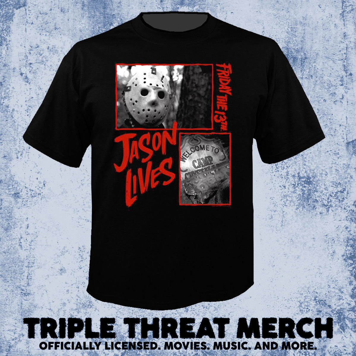 Friday The 13th - Jason Lives (Collage) [Mens Shirt]