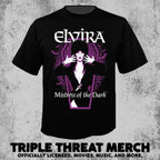 Elvira - Coffin (Purple) (Multiple Colors) [Mens Shirt]
