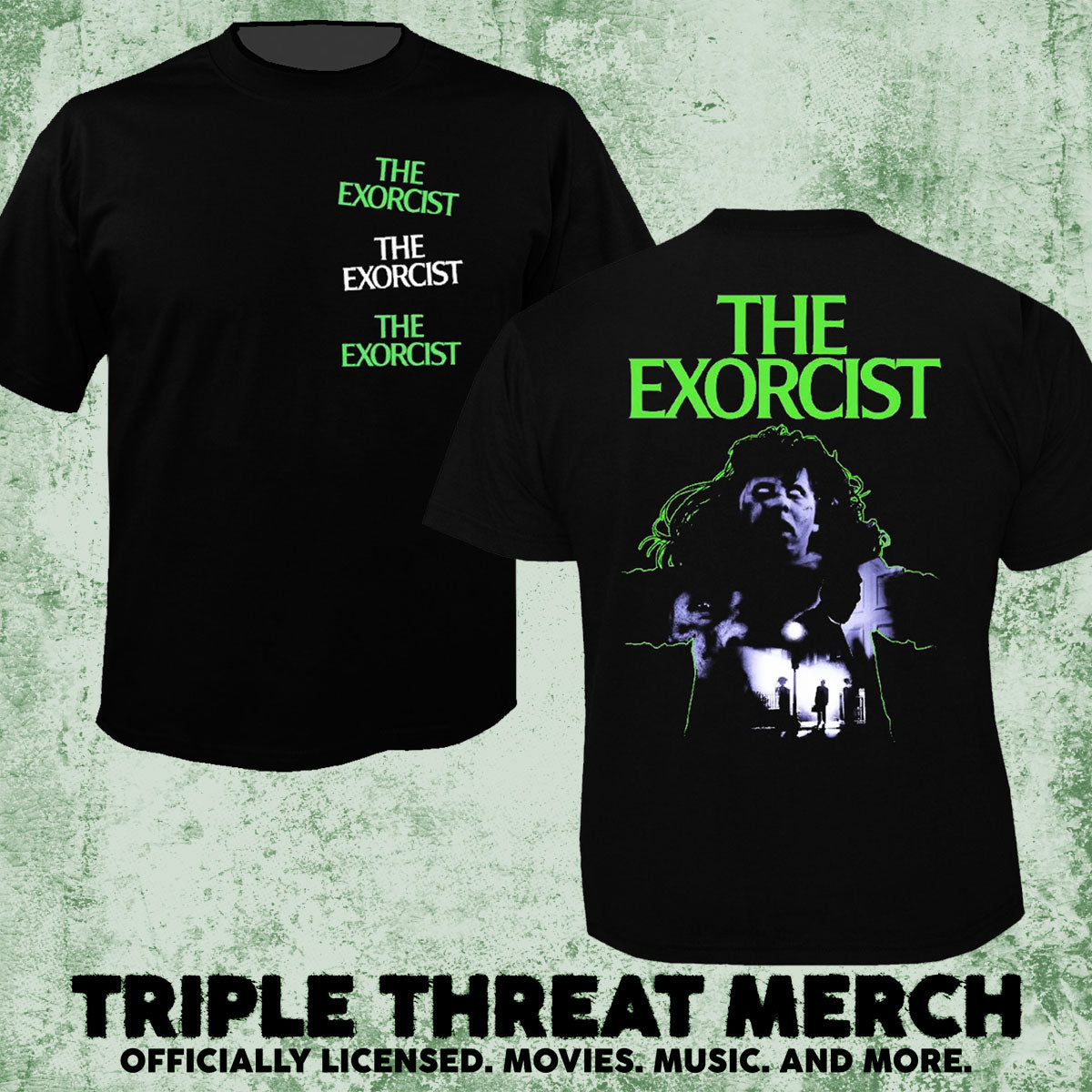 Exorcist - Collage (Front And Back Print) [Mens Shirt]