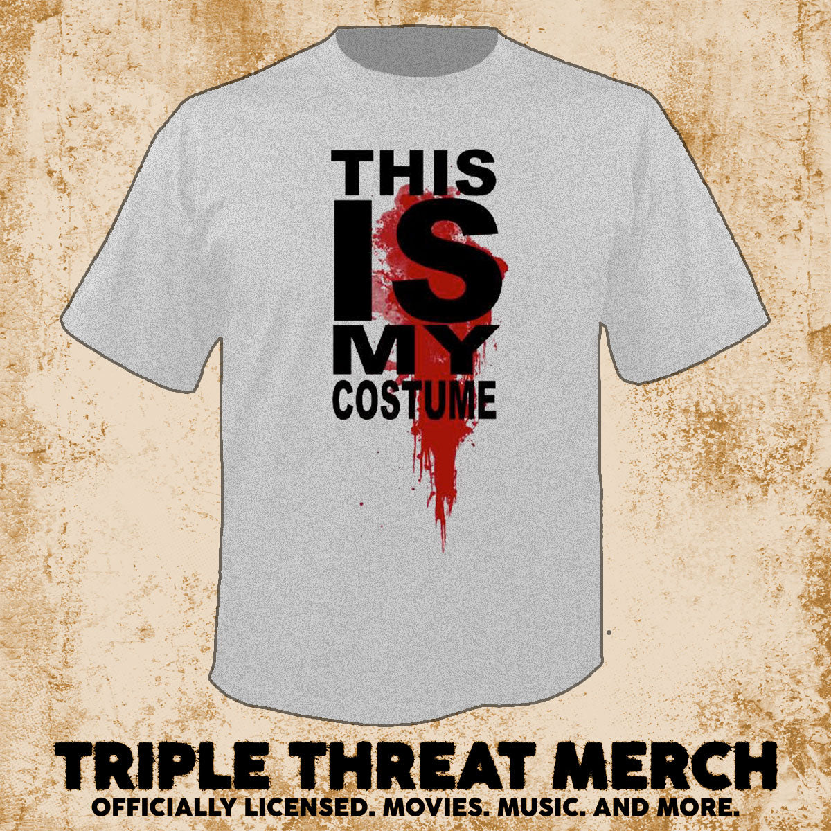 Trick R Treat - This Is My Costume (Gray) [Mens Shirt]