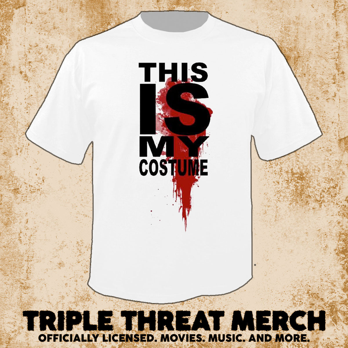 Trick R Treat - This Is My Costume (White) [Mens Shirt]