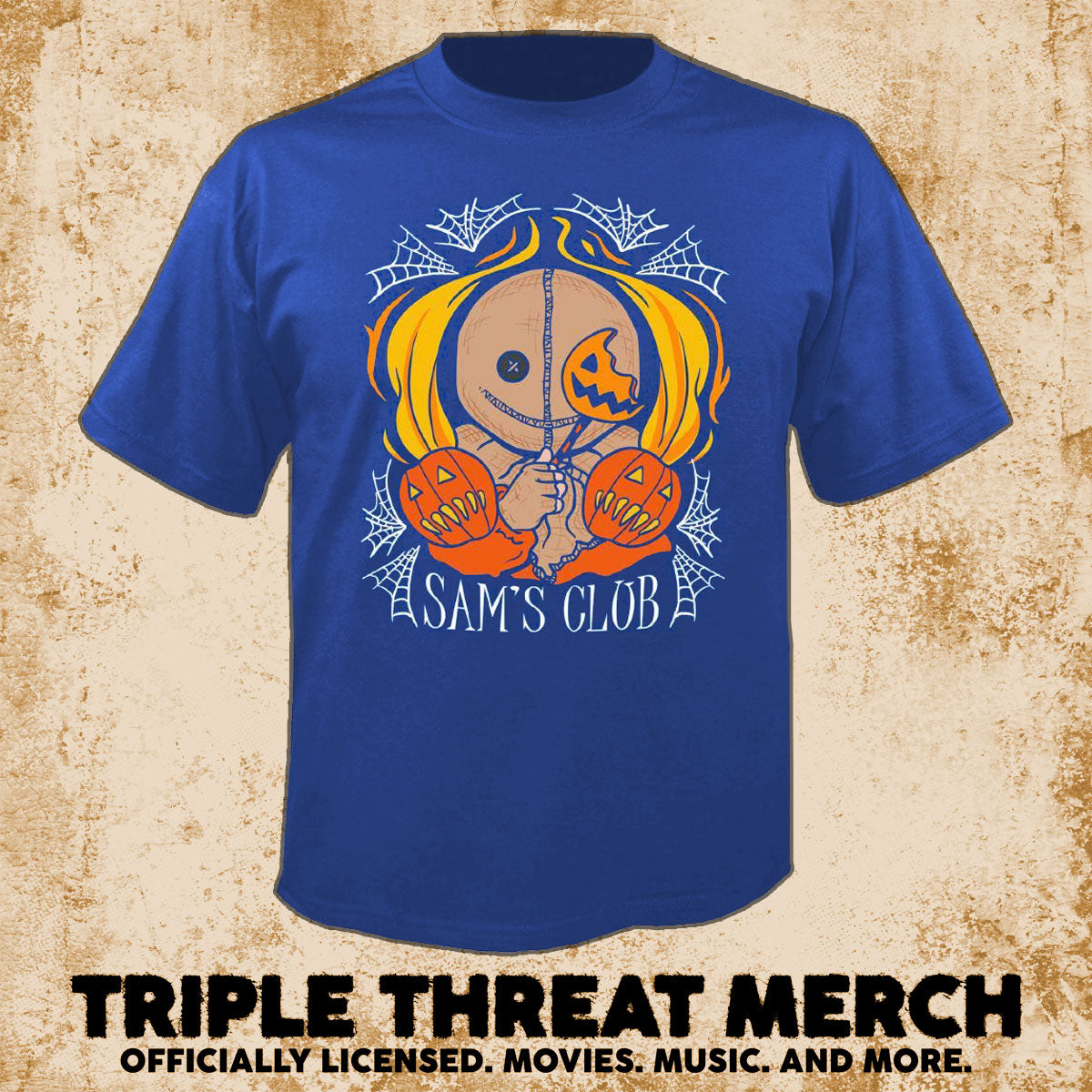 Trick R Treat - Sams Club (Blue) [Mens Shirt]