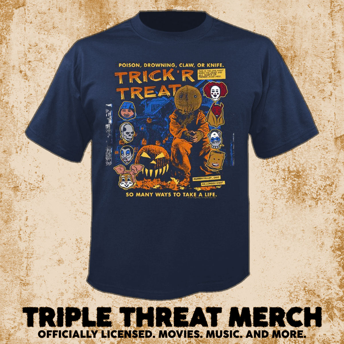 Trick R Treat - Comic Cover (Blue) [Mens Shirt]