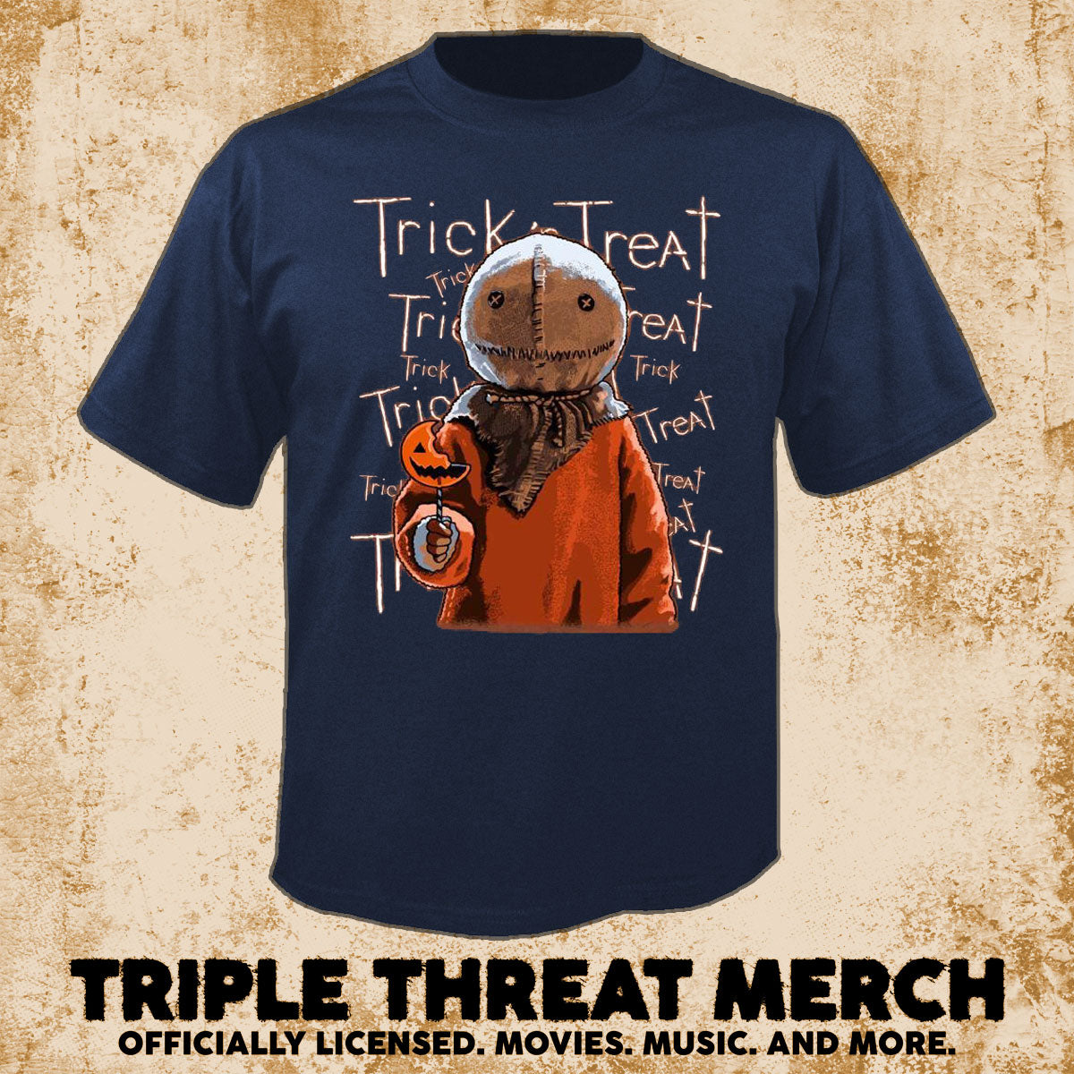 Trick R Treat - Logos And Lollipops (Navy) [Mens Shirt]