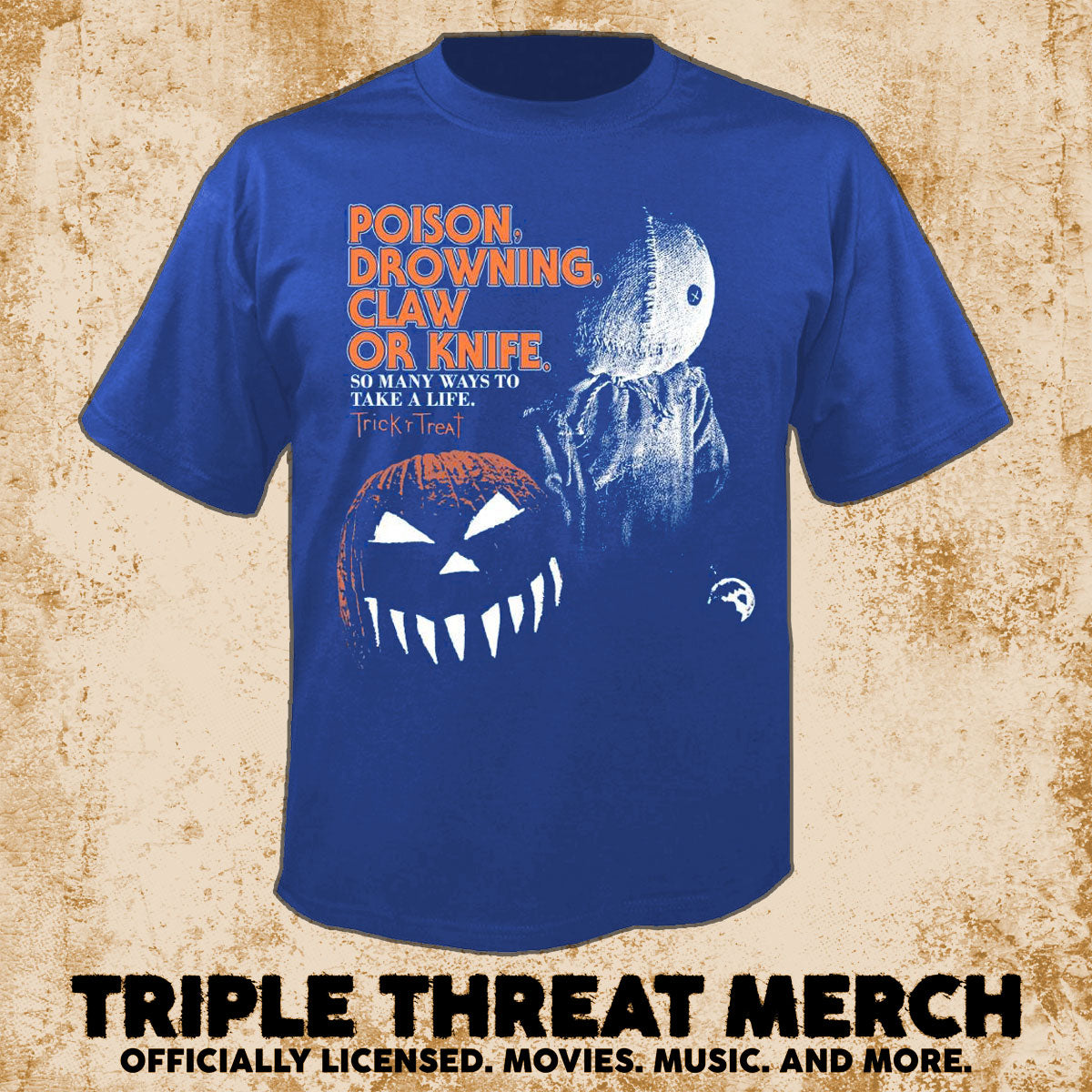 Trick R Treat - Ways To Die (Blue) [Mens Shirt]