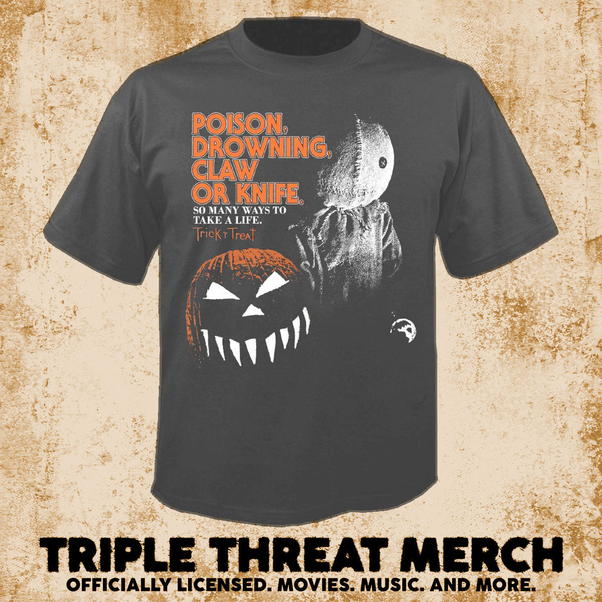 Trick R Treat - Ways To Die (Gray) [Mens Shirt]
