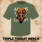 Trick R Treat - Check Your Candy (Face) (Green) [Mens Shirt]