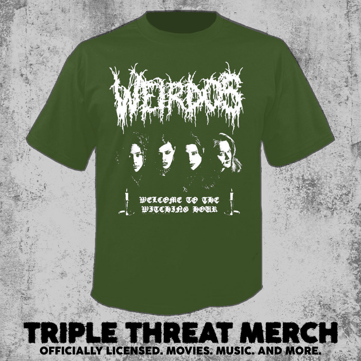 Craft - Weirdos (Black Metal Logo) (Green) [Mens Shirt]
