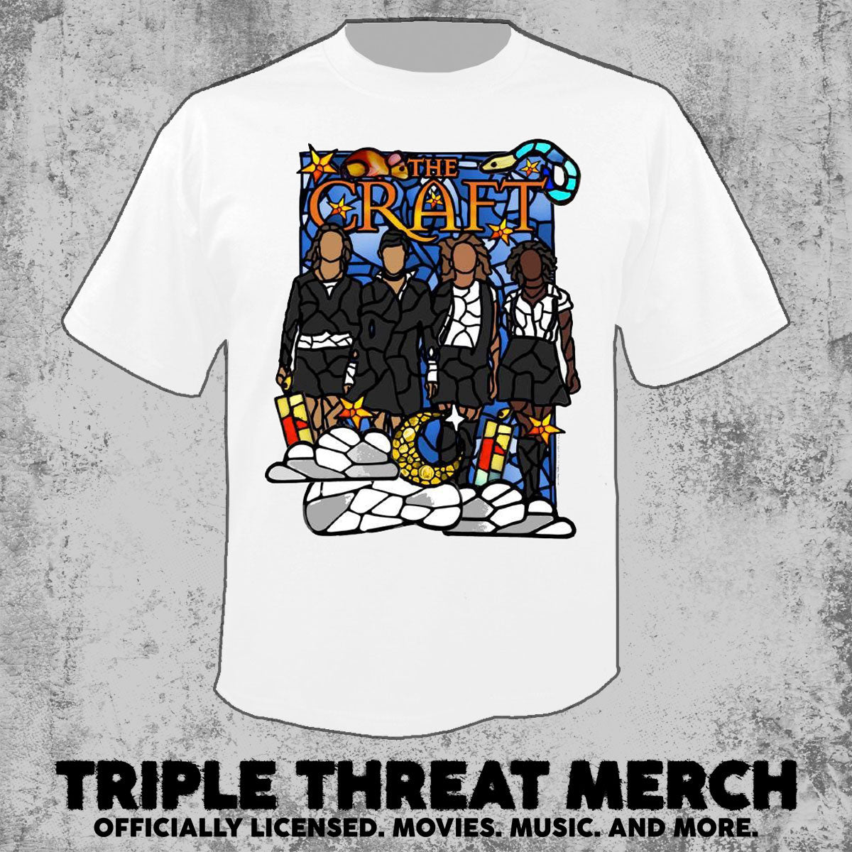 Craft - Stained Glass (White) [Mens Shirt]