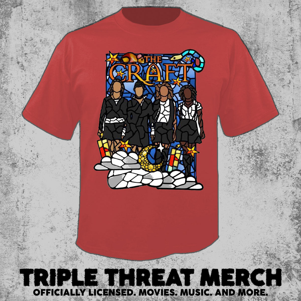 Craft - Stained Glass (Red) [Mens Shirt]