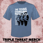 Texas Chainsaw Massacre -  Running  (Blue) [Mens Shirt]