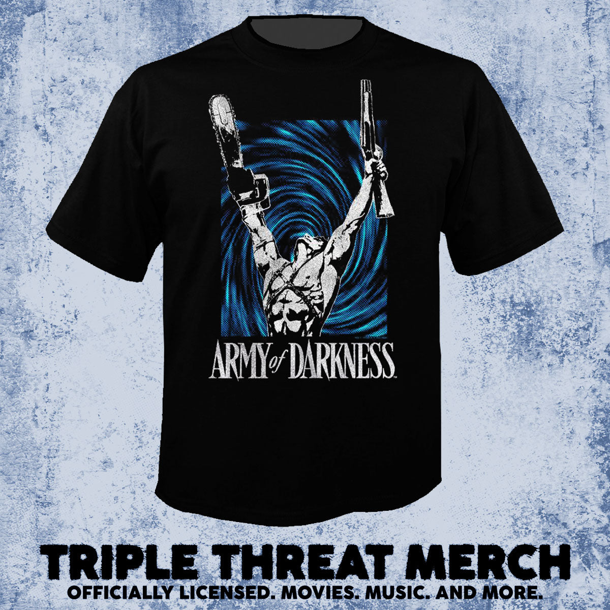 Army Of Darkness - Blue Swirl [Mens Shirt]