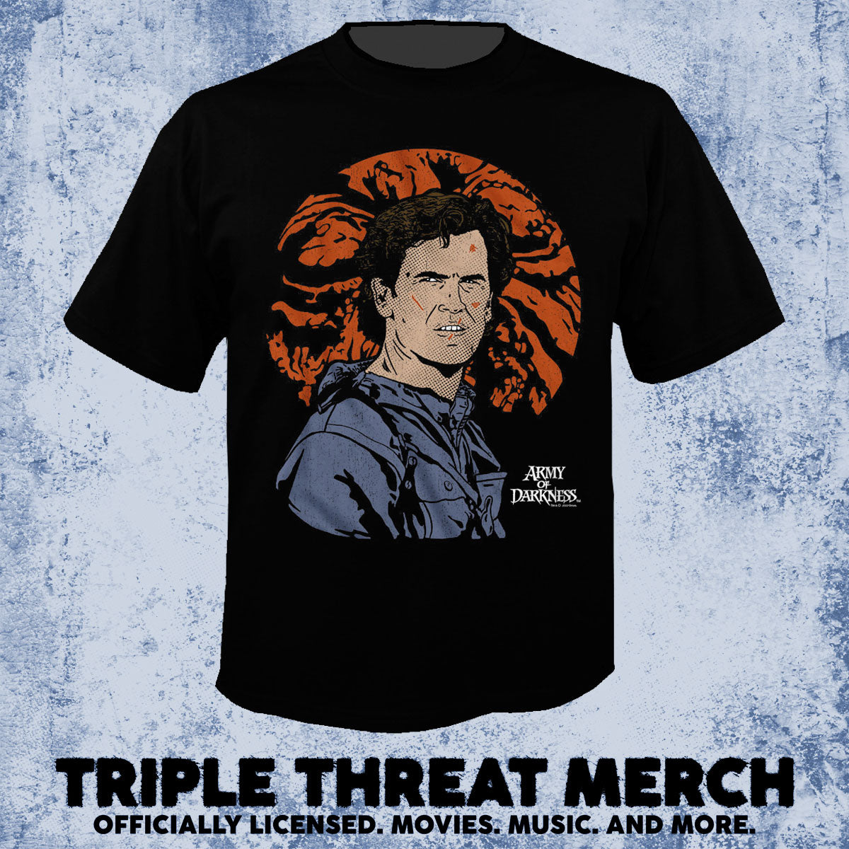 Army Of Darkness - Closeup (Moon) [Mens Shirt]