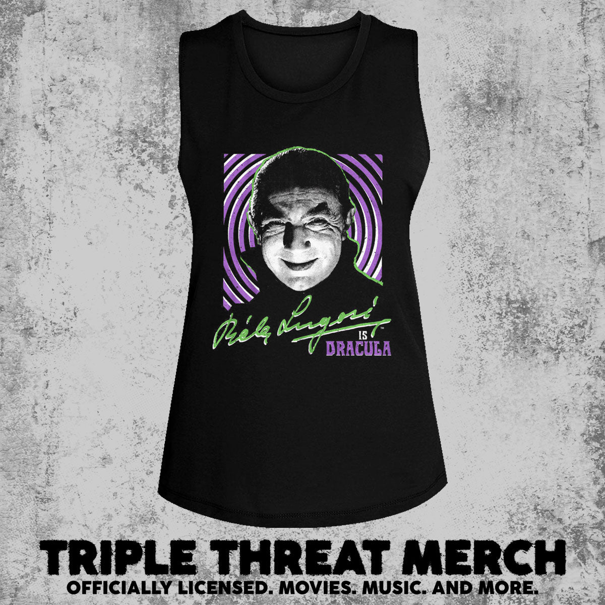 Dracula - Close-Up (Bela Lugosi) [Womens High Neck Tanktop]