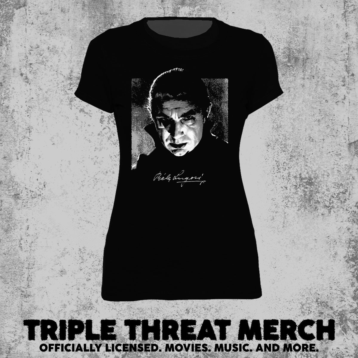 Dracula - Shadows (BW) (Bela Lugosi) [Womens Shirt]