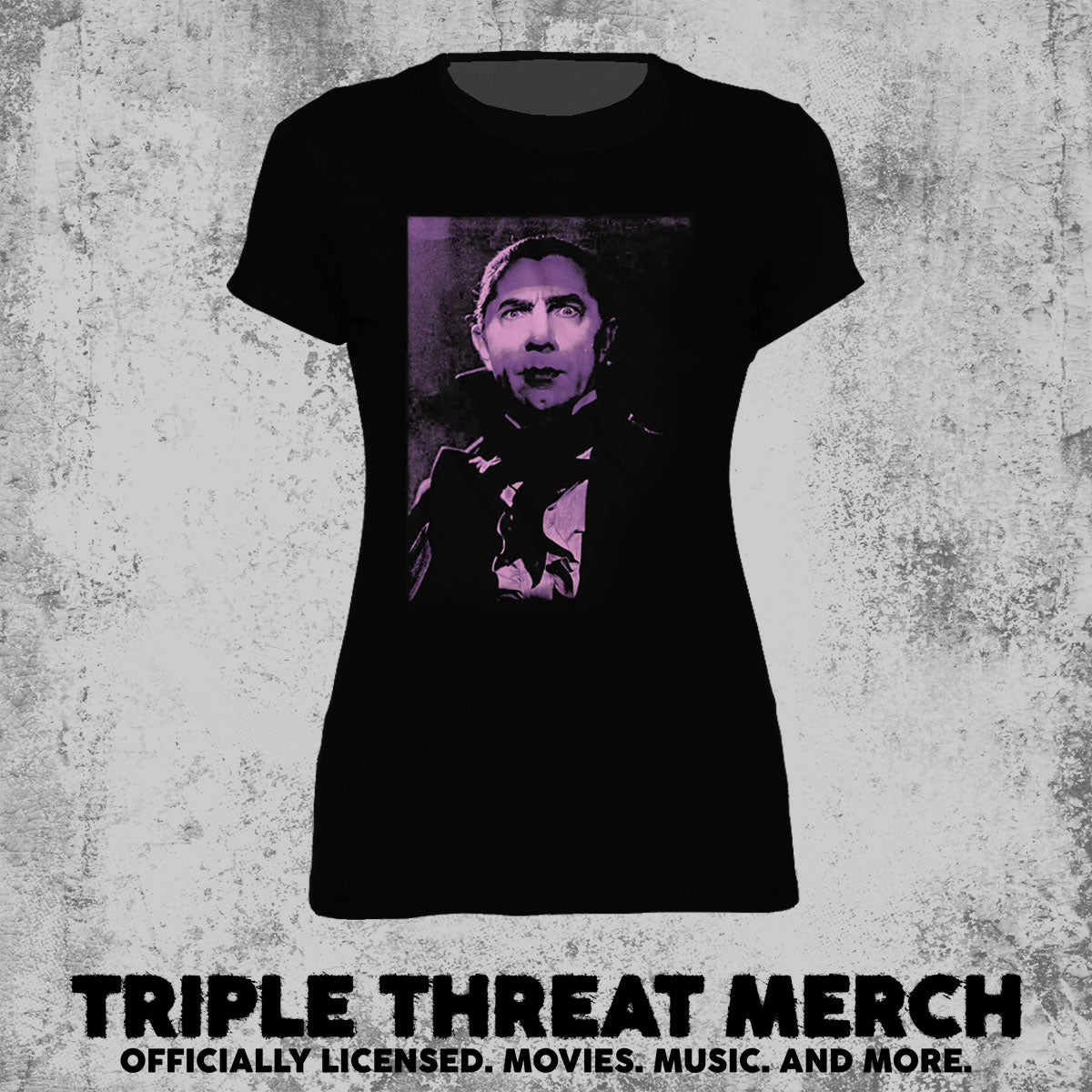 Dracula - Purple Shadows (Bela Lugosi) [Womens Shirt]