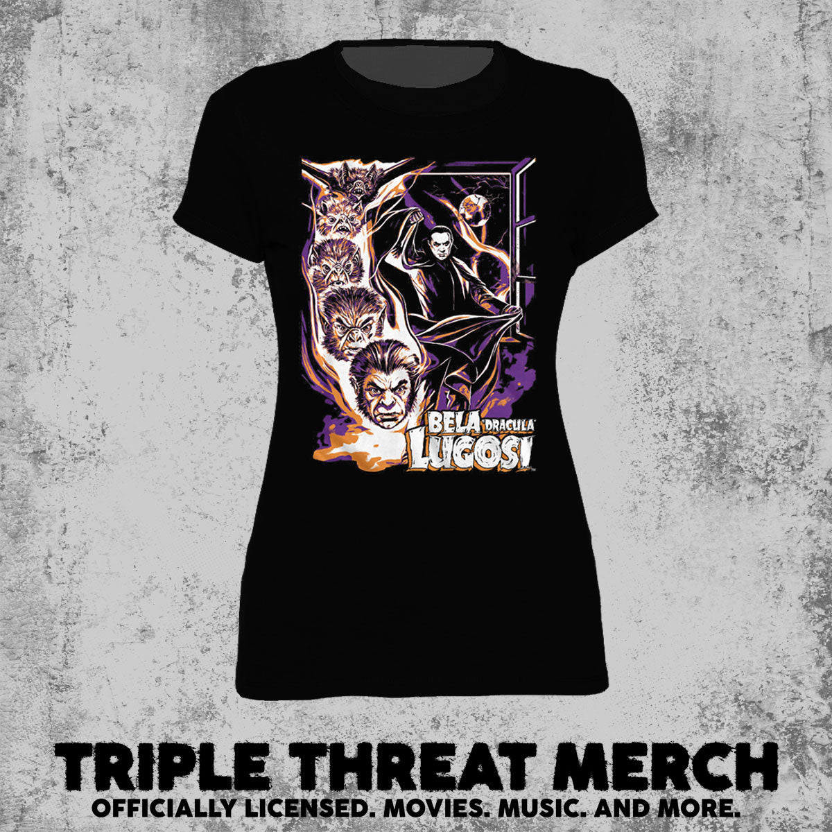 Dracula - Faces (Bela Lugosi) [Womens Shirt]