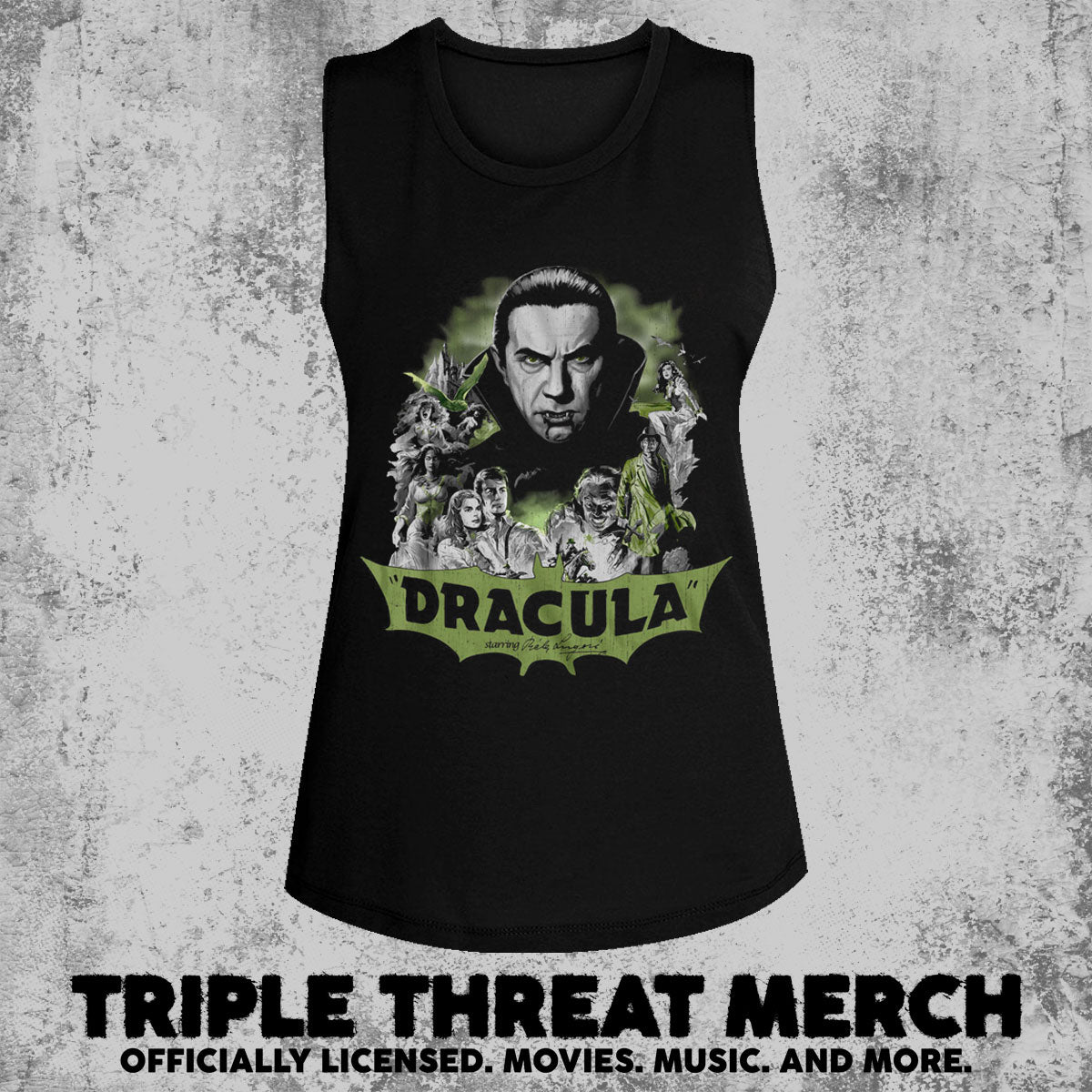 Dracula - Collage (Bela Lugosi) [Womens High Neck Tanktop]