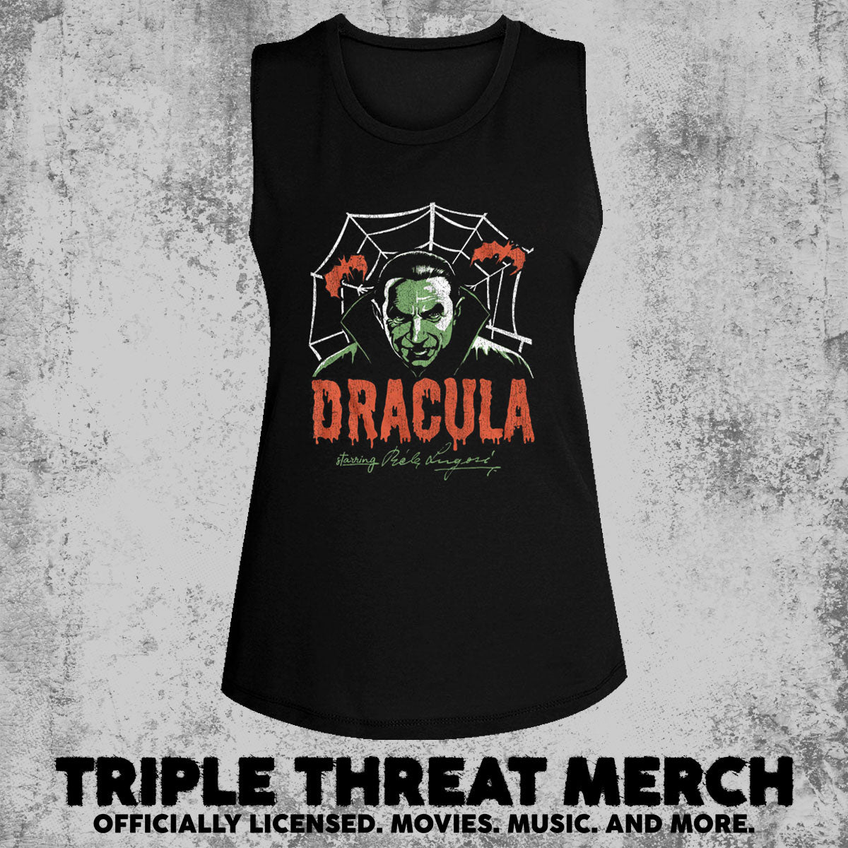 Dracula - Spider Web (Bela Lugosi) [Womens High Neck Tanktop]