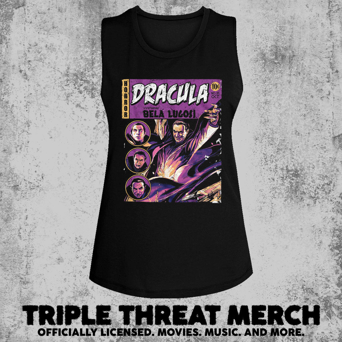 Dracula - Comic (Bela Lugosi) [Womens High Neck Tanktop]
