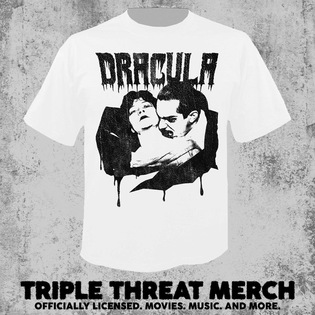 Dracula - Bite (White) [Mens Shirt]
