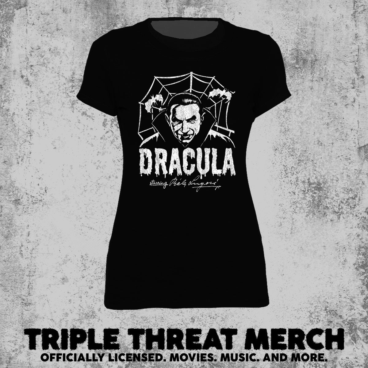 Dracula - Web (B&W) [Womens Shirt]