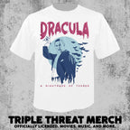 Dracula - A Nightmare Of Terror (White) [Mens Shirt]