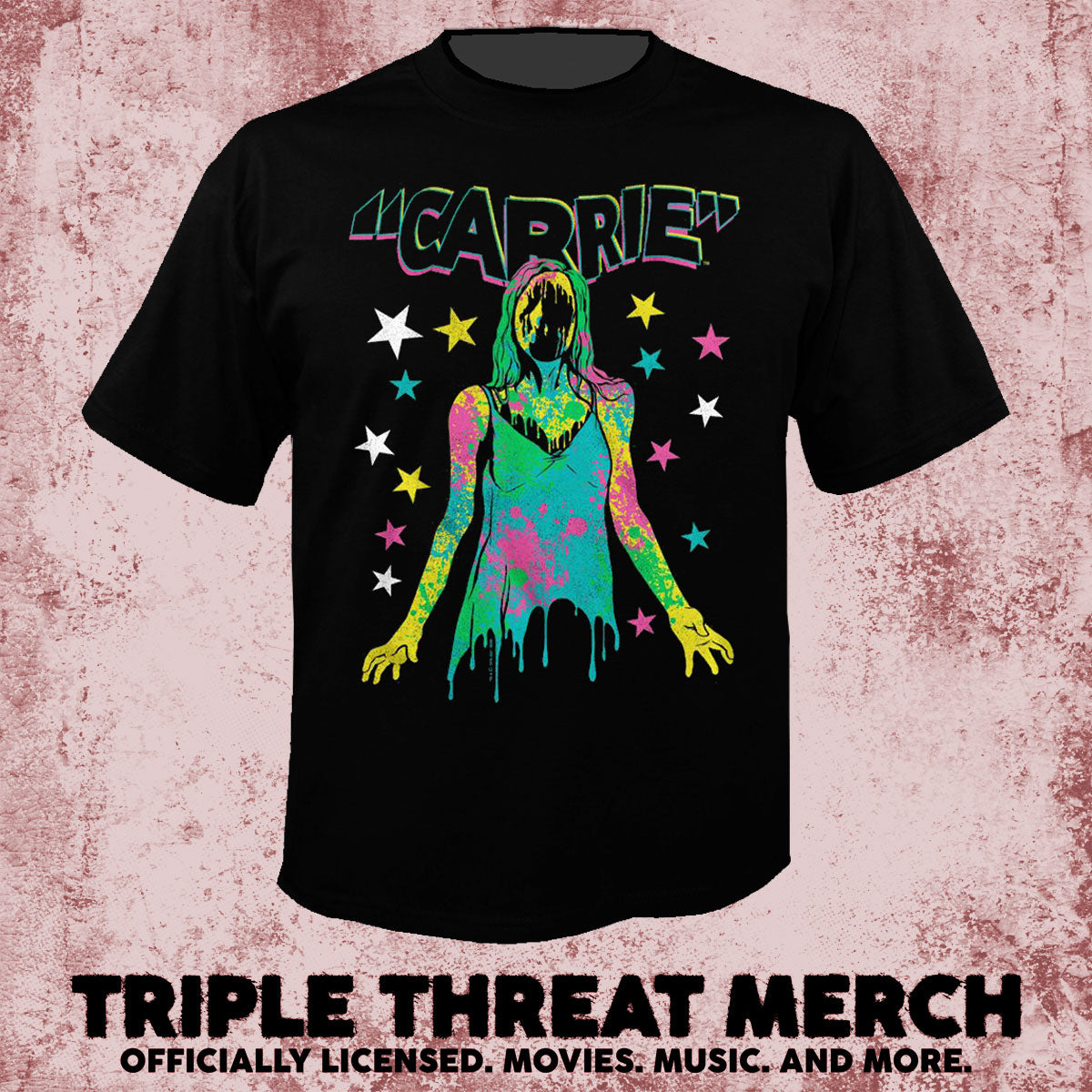 Carrie - Rainbow Splatter [Mens Shirt]