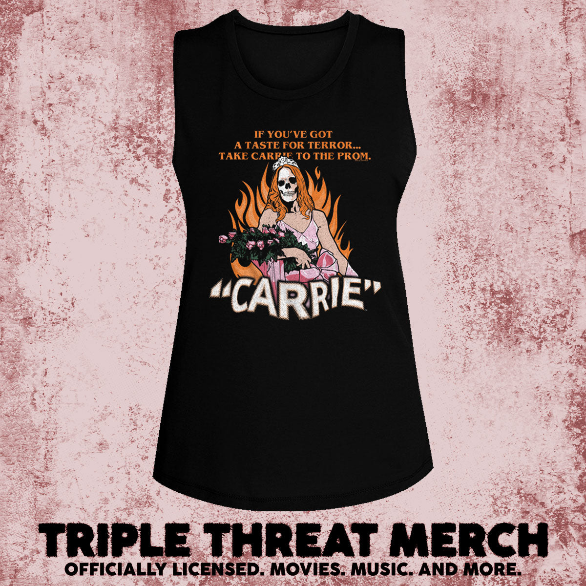 Carrie - Skeleton [Womens High Neck Tanktop]