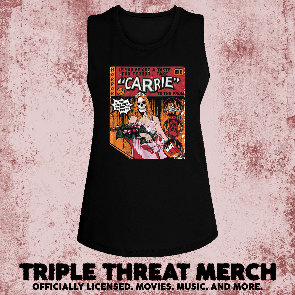 Carrie - Comic [Womens High Neck Tanktop]