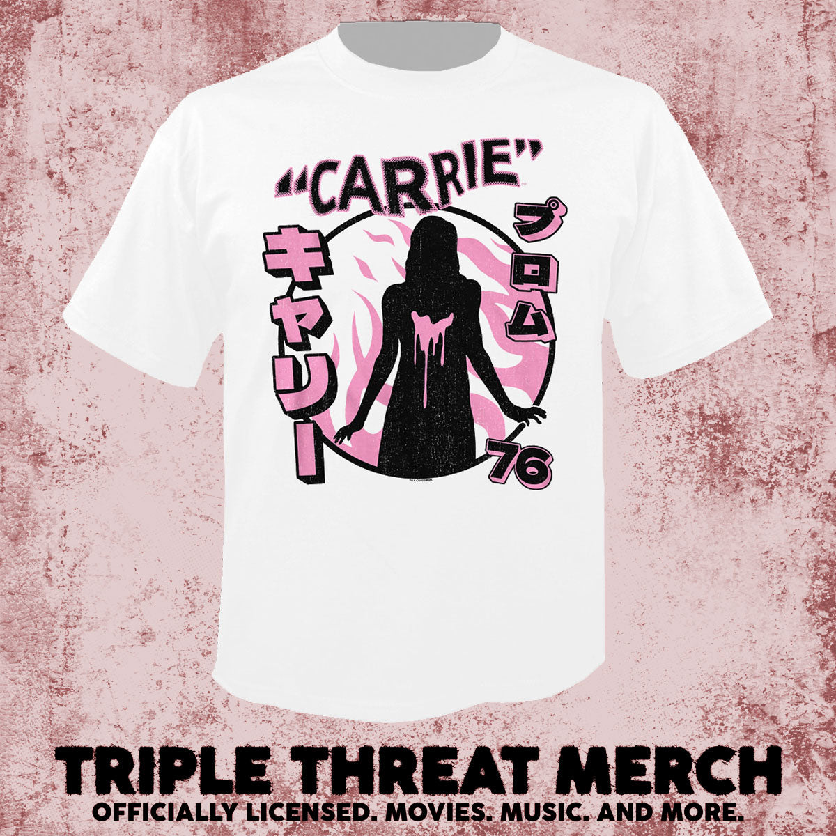 Carrie - Shadows (Japanese - White) [Mens Shirt]