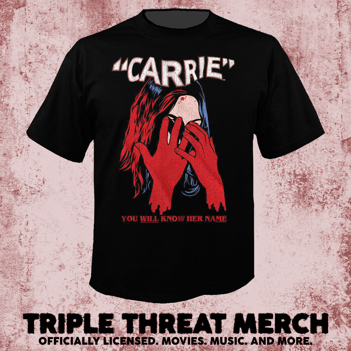 Carrie - Bloody Hands [Mens Shirt]