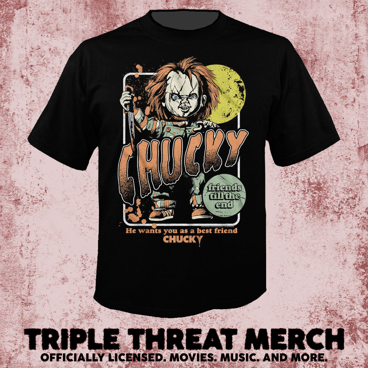 Childs Play - Friends Til The End (Halloween) [Mens Shirt]