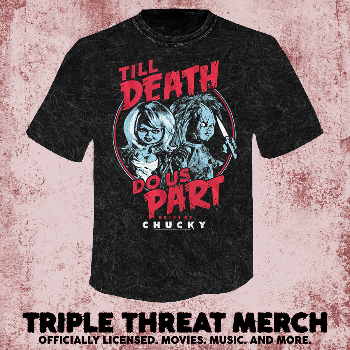 Childs Play - Til Death Do Us Part (Mineral Wash) [Mens Shirt]