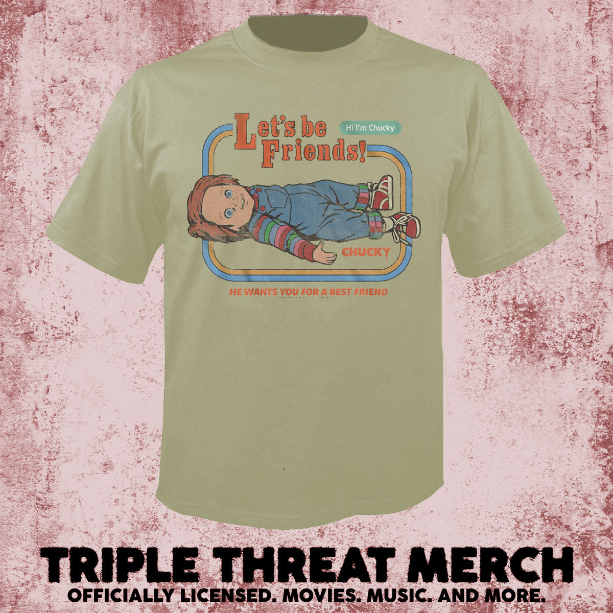 Childs Play - Lets Be Friends (Tan) [Mens Shirt]