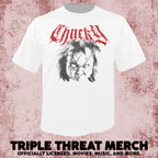 Childs Play - CHUCKY (White) [Mens Shirt]