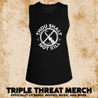 Candyman - Thou Shall Not Kill (Front Only) [Womens High Neck Tanktop]