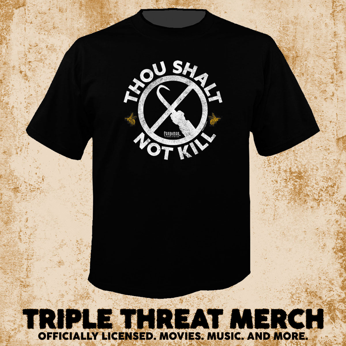 Candyman - Thou Shall Not Kill (Front Only) [Mens Shirt]