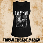 Candyman - Close-Up (BW) [Womens High Neck Tanktop]