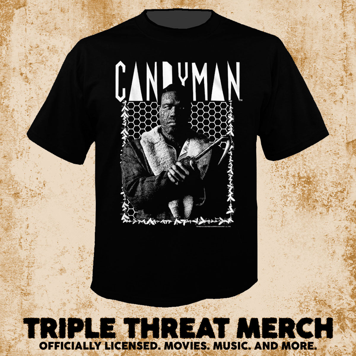 Candyman - Close-Up (BW) [Mens Shirt]
