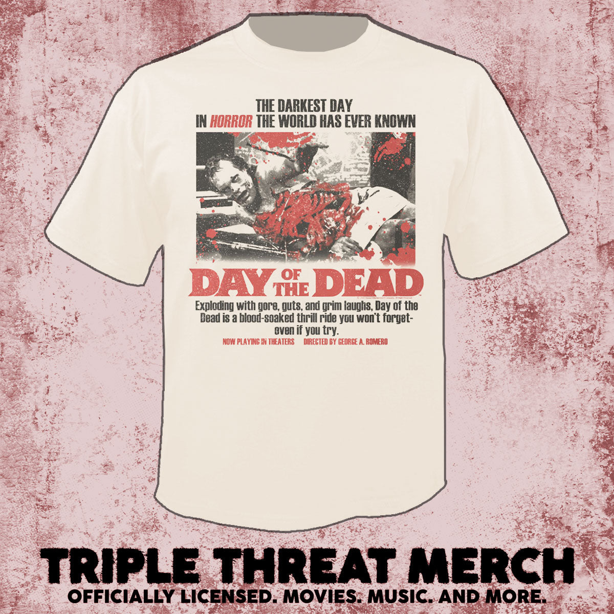 Day Of The Dead - Autopsy (Cream) [Mens Shirt]
